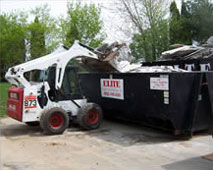 Trash Removal with Bobcat